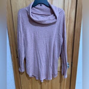 St. John’s Bay Woman’s pink long sleeve sweater size XL